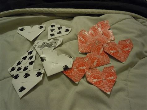 A prototype and a final product. Heart Playing Cards · How To Fold An Origami Shape ...