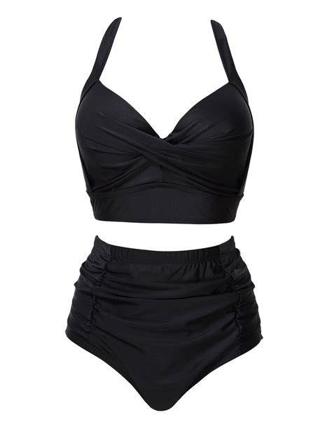 women plus size 7 style high waist swimsuit push up padded bikini set swimwear ebay