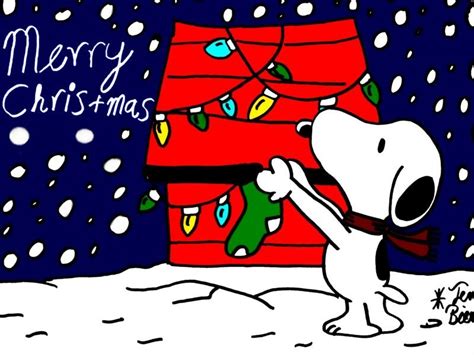 Snoopy Christmas By Spazzmatazzle On Deviantart