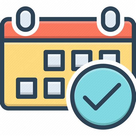 Attendance Presence Record Routine Visitation Working Hours Icon