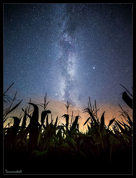 Corn Fields By Jörgen Tannerstedt On 500px Night Sky Photography