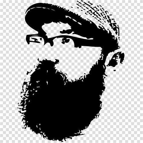 Black White Computer Icons Beard Beard Transparent Background Png