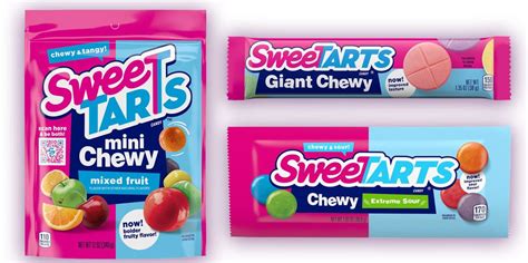 Chewy Sweetarts Get A Vibrant Update To Its Delightfully Tasty Candy