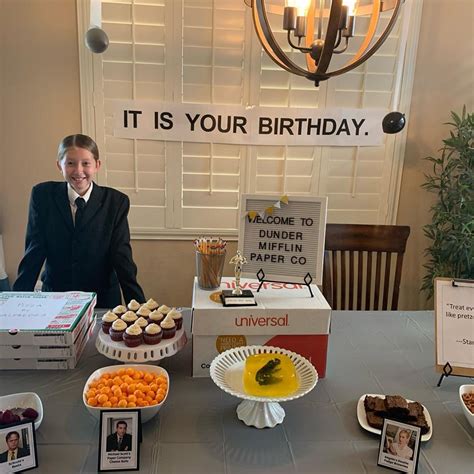 The Office Themed Birthday Party Birthday Celebration