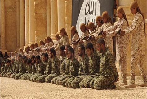 Pucks And Trucks Fnhfalislamic State Mass Execution In The Roman City