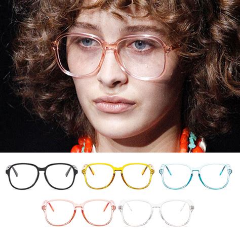 Erasure Arrowhead Composition Oversized Clear Glasses Frames State