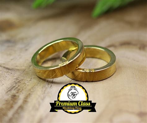 Di san950jewellery bisa custom model cincin nikah sendiri lho. Cincin Kawin Emas M129YG - Jual Cincin Palladium