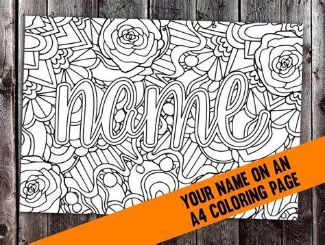 Free customized name coloring page | Name coloring pages, Crayola