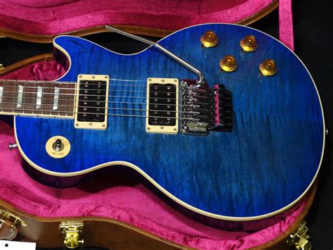 Gibson Custom Shop Modern Les Paul Axcess Standard Figured Top Indigo Blue Burst Floyd ｜hirano