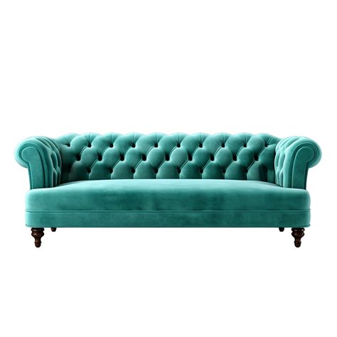 Ai Generated Blue Sofa Isolated 38880053 Png