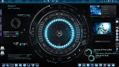 Circle Jarvis Desktop Space Animated Ship Iron