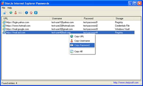 To see a password, select preview. SterJo IE Passwords | IE Saved Passwords | Saved Passwords ...