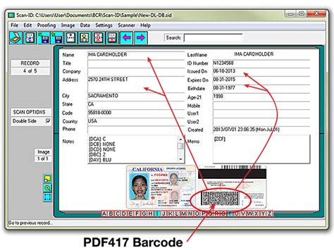 California Drivers License Barcode Format Software Free