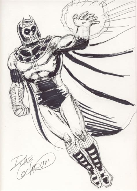 Magneto Dave Cockrum In Michael Daviss Sketchbook Comic Art Gallery