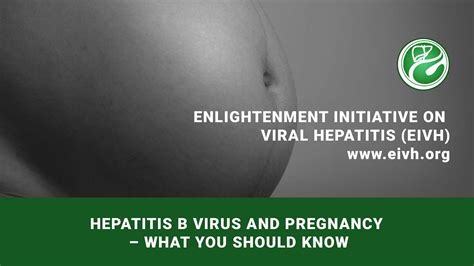 Hepatitis B Virus And Pregnancy What You Should Know Eivh