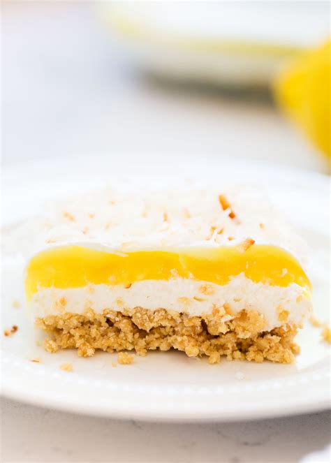 Lemon Coconut Dessert Lasagna No Bake I Heart Naptime Recipe