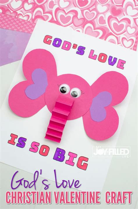 Christian Valentines Day Craft For Kids Gods Love Is So Big