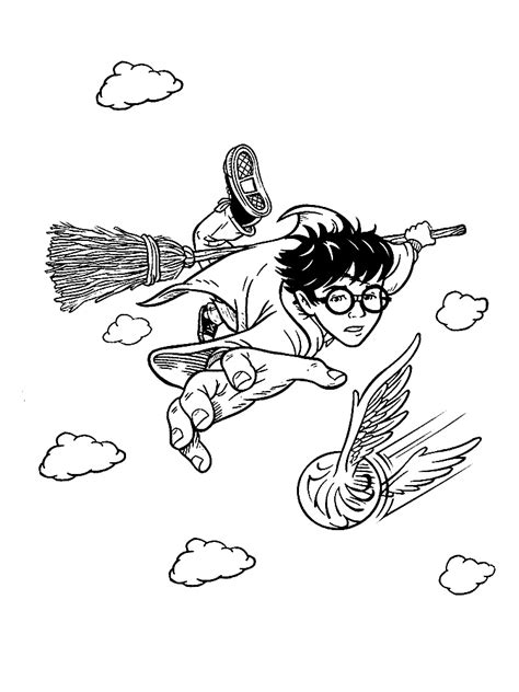 Descargue E Imprima Gratis Dibujos Para Colorear Harry Potter