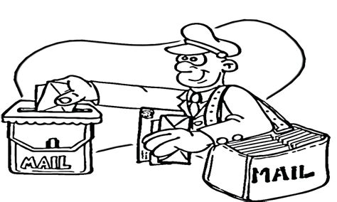 Mail Truck Drawing at GetDrawings | Free download
