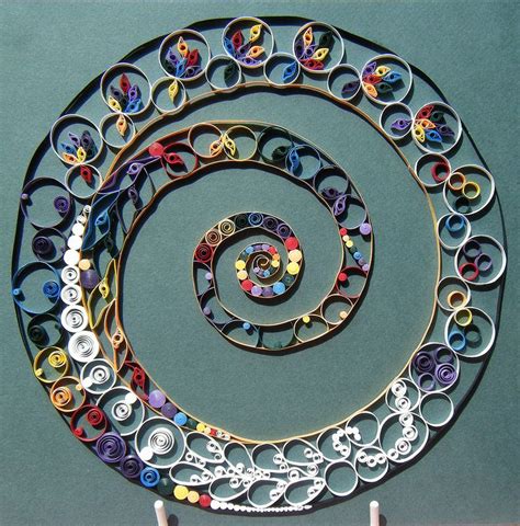 Quilled Rainbow Spiral Quilling Designs Quilling Craft Quilling Paper Craft