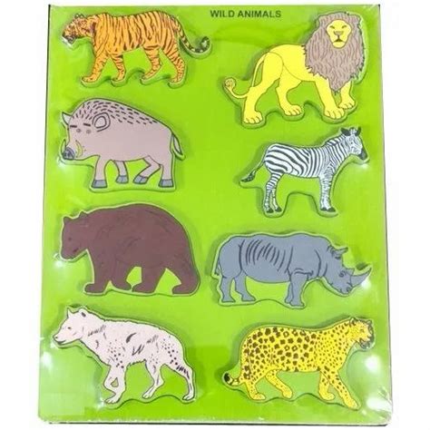 Wooden Preschool Wild Animal Puzzle At Rs 555piece In Gondal Id