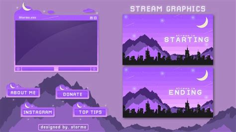 Stormegraphics I Will Design A Cute Animated Twitch Stream Overlay For