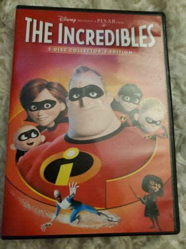 The Incredibles Dvd 2004 Widescreen 2 Disc Collectors Edition Pixar