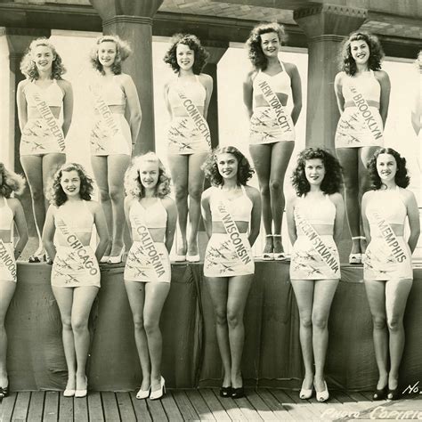 Miss America 1947 Atlantic City Tirage Depoque Paul Bert Serpette