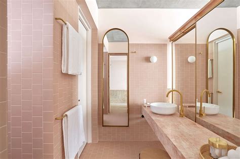 Powder Room 11 Favorite Pink Hued Bathrooms Modern Edition Remodelista
