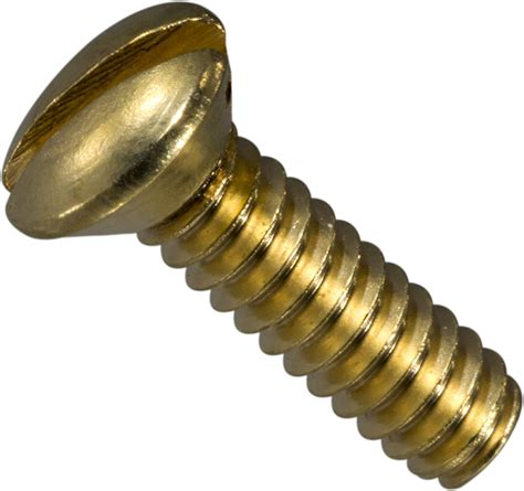 Schrauben Brass Slotted Round Head Machine Screw 6 32 X 1 12 Qty 25