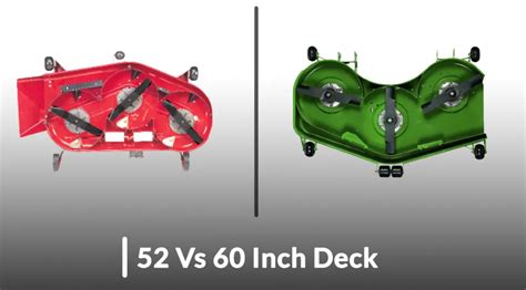 52 Vs 60 Inch Deck Which Is Better For Lawn Or Yard Care Lawnask