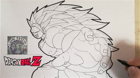 Como Dibujar A Broly Ssj3 Dragon Ball Z How To Draw Broly Ssj3