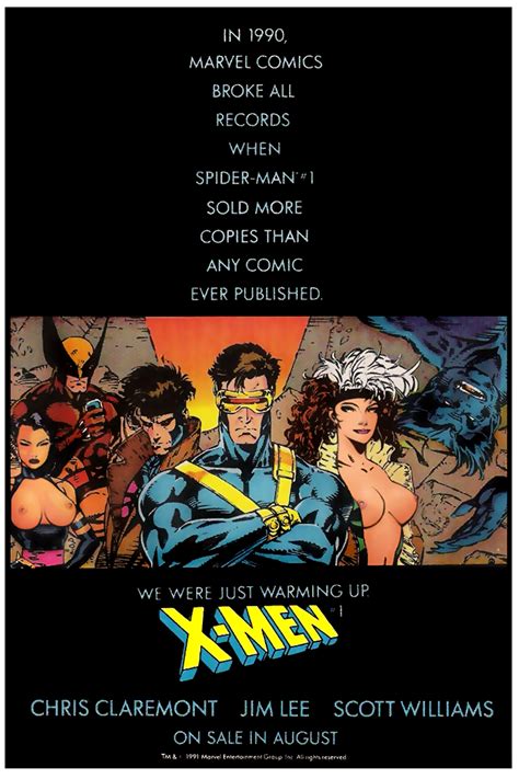 Post Beast Cyclops Gambit Henry Mccoy Jim Lee Marvel Psylocke Rogue Wolverine X Men X
