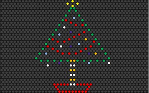 Christmas lite brite papptern print out : Lite Brite Designer spreadsheet for the Christmas Tree design that's on the Lite Brite right now ...