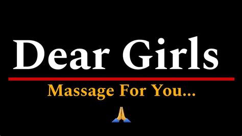 Dear Girls Massage For Girlshindi Poetrymassage Poetrystatus For Girlspoetry For Girlsyb