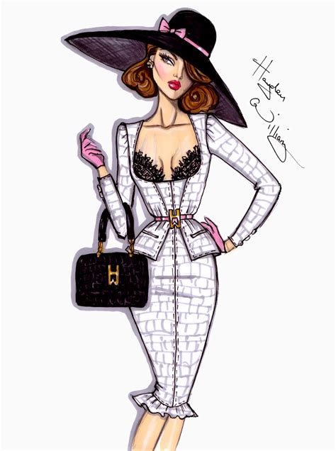 Hayden Williams Fashion Illustrations Touch Of Luxury By Hayden Williams