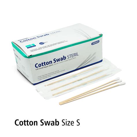 Cotton Swab Steril S Box Isi 100pcs Onemed Medicom