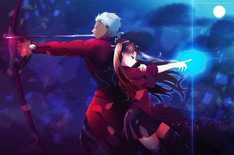 Anime Archer Fate Stay Night Fate Series Tohsaka Rin Wallpapers Hd