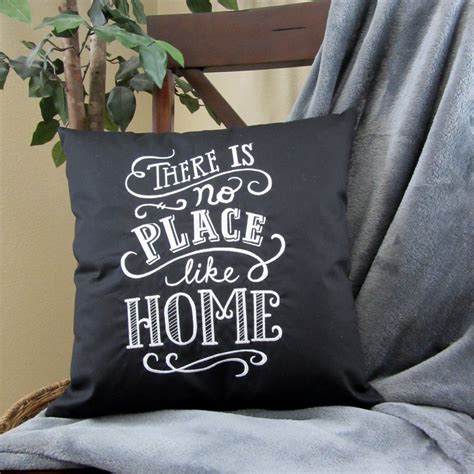Embroidered Pillow Quote Pillow Sayings Pillow Words