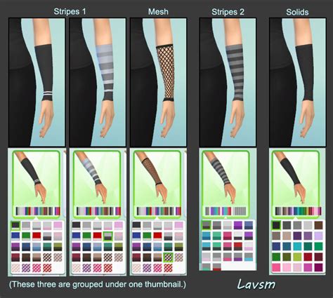 Sims 4 Creations By Lavsm Arm Warmers