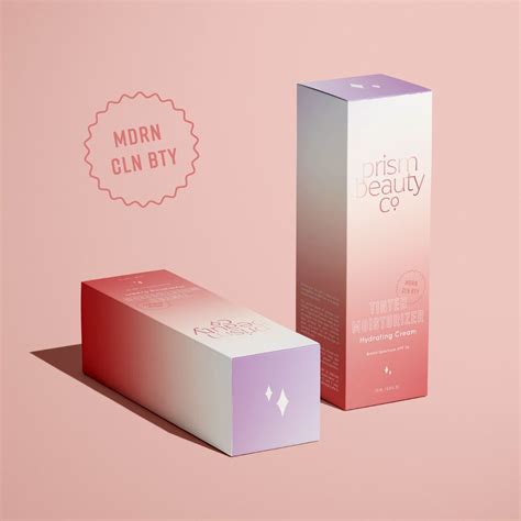 Prism Beauty Co Packaging Design Packaging Design Feminine Color