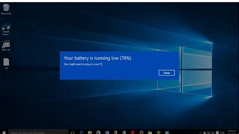 How To Enable Low Battery Notification Alert In Windows 10 And Windows