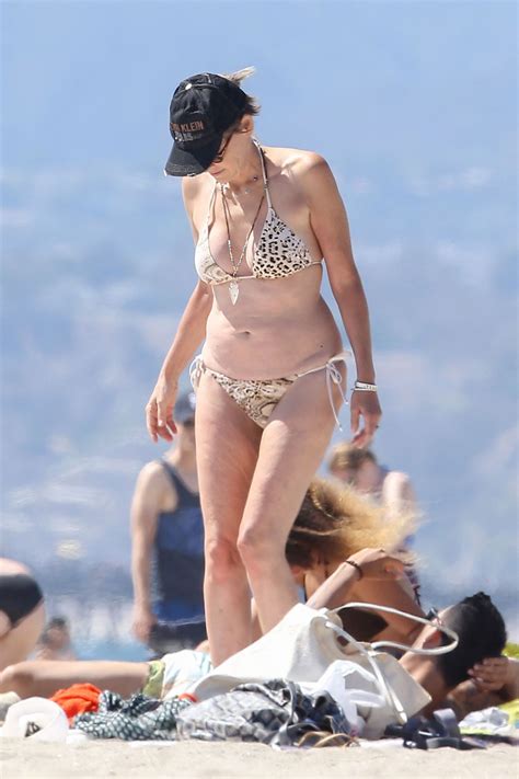 Sharon Stone In Bikini In Venice August 2016