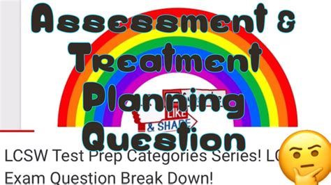 Categories On Lcsw Exam Series Assessment And Treatment Test Prep