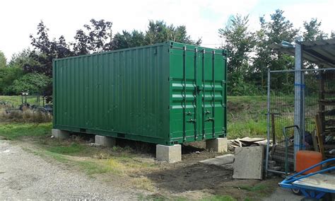 New Storage Container In Position Lower Halstow Yacht Club