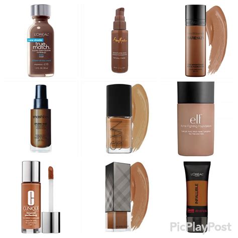 Foundations For Black Girls Dark Skin Makeup Skin Cosmetics Makeup