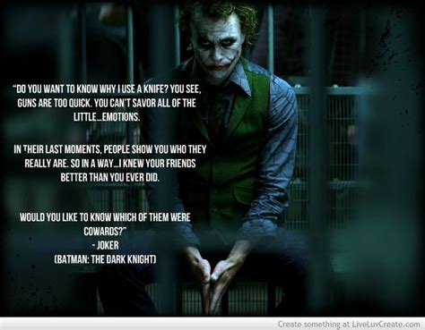 List of top 19 famous quotes and sayings about dark knight joker to read and share with friends on your facebook, twitter, blogs. joker quotes from batman dark knight - Google Search ...