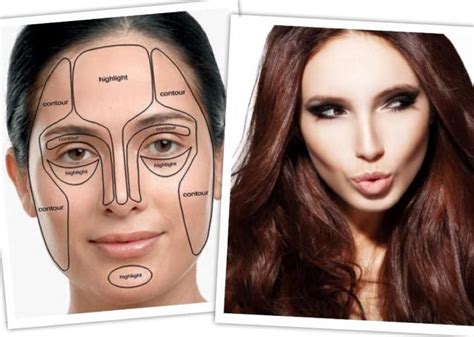 This creates shadows to help give the illusion of a chiseled and sculpted face. Round face contour | Makeup! | Pinterest | Round Faces, Faces and Contours