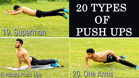 20 Types Of Push Up Push Ups For Beginners To Advanced Youtube
