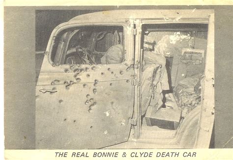 Bonnie And Clydes House Bonnie And Clyde Death Car